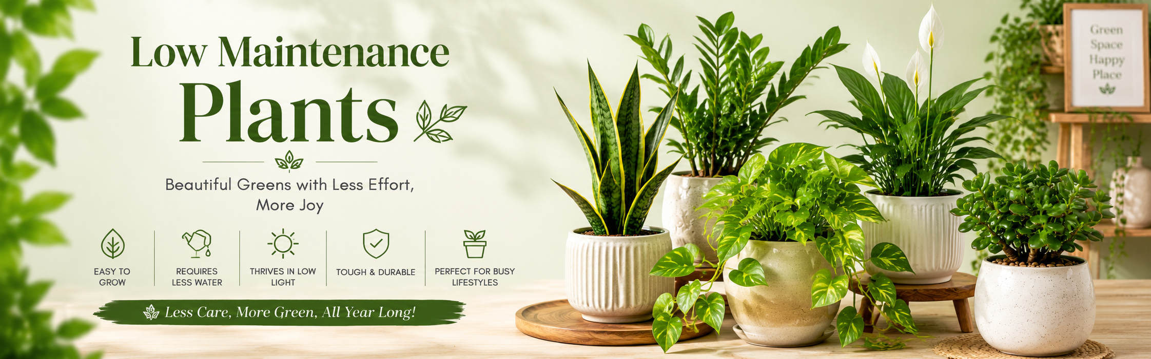 Low Maintenance Plants
