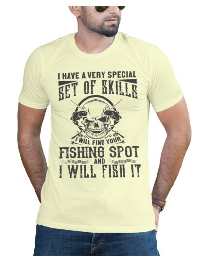 Fishing Pro Cotton T-Shirt for Passionate Anglers