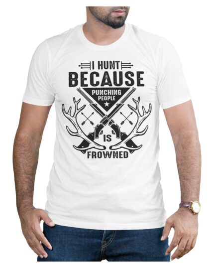 Hunting Time Cotton T-Shirt for Forest and Field Adventures