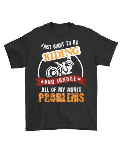 Motocross Adventure Cotton T-Shirt for Speed Lovers