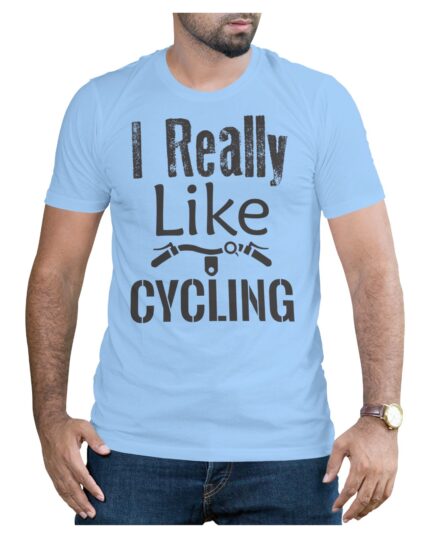 Cycling Love Cotton T-Shirt for Bike Fans