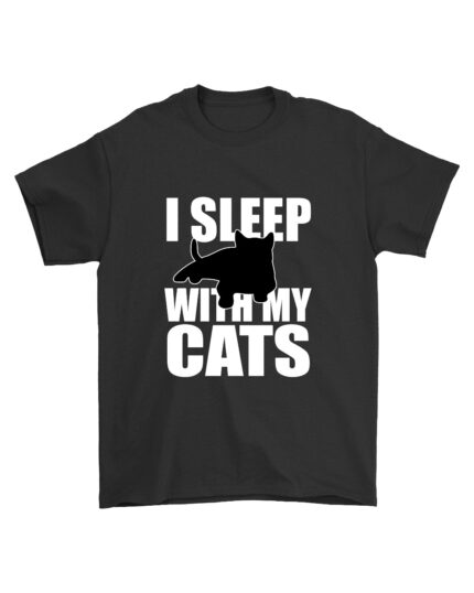 Cat Nap Cotton T-Shirt for Lazy Days