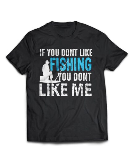 Fishing Lover Funny Cotton T-Shirt for Men