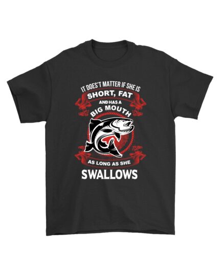 Funny Fishing Lover T-Shirt with Catch Graphic Print