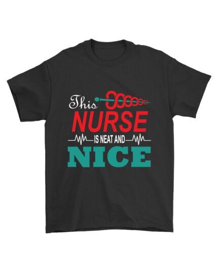 Black Cotton T-Shirt to Appreciate Kind and Caring Nurses