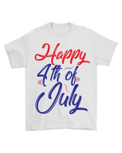 Cheerful 4th of July T-Shirt for Family Celebrations and Fireworks